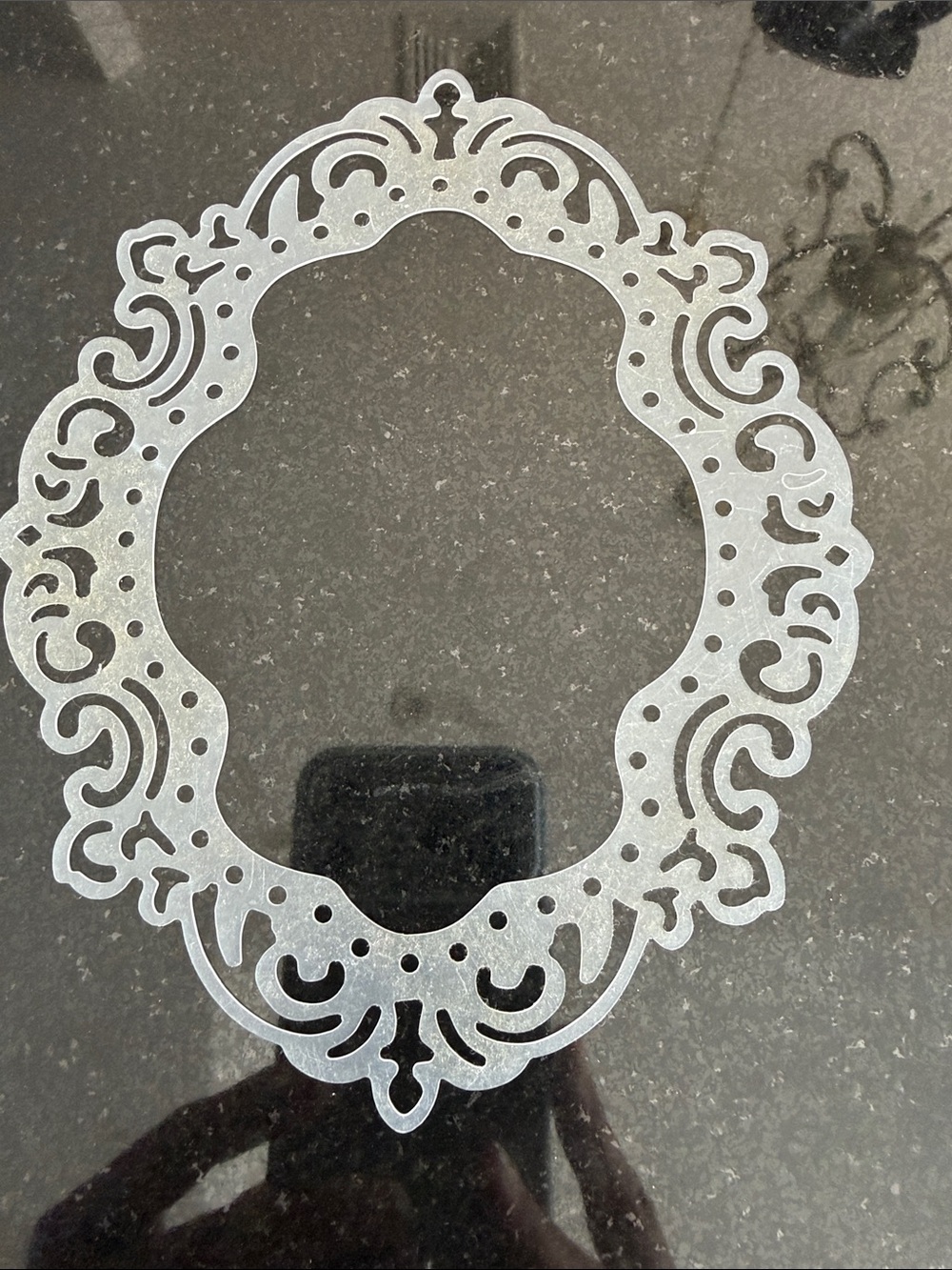 Listing for Ivanamoore487 Filigree Oval Pendant Frame